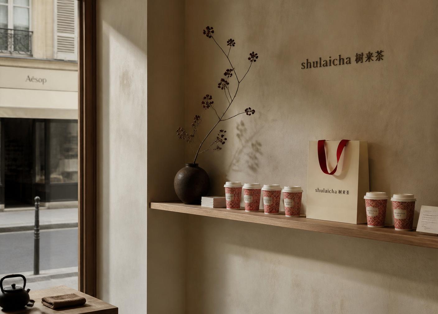 Intérieur de la maison Shulaicha à Versailles
